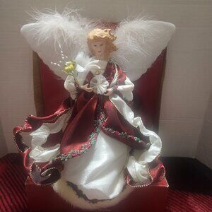 St. Nicholas Square Angel Tree Topper Multi Color New In Box